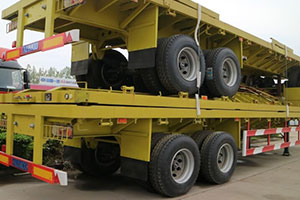 Container flatbed trailers