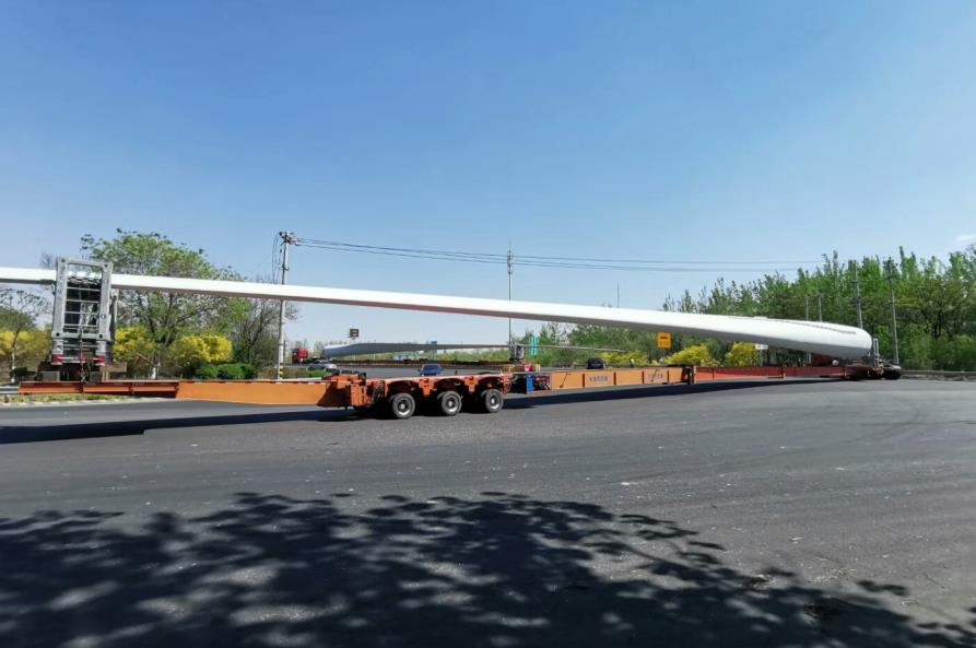 wind turbine blade trailer